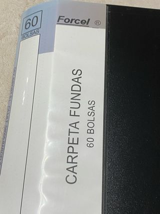 Lote 8 Carpetas Fundas y Clasificadoras