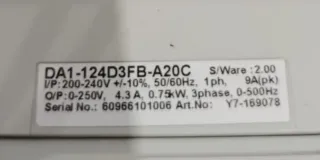 Variador de Frecuencia EATON DA1 Nuevo