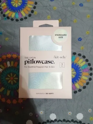 Federa Kitsch in raso per capelli e pelle