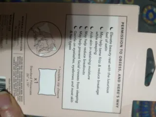 Federa Kitsch in raso per capelli e pelle