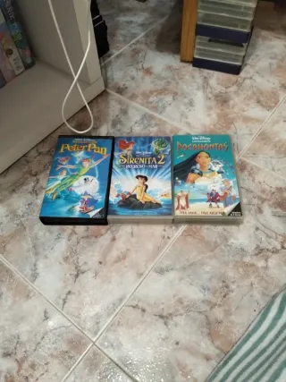 Películas Disney VHS (Español)