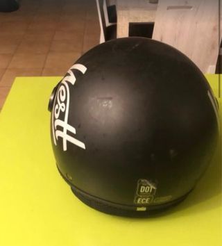 Casco Jet Westt Negro Mate + Guantes