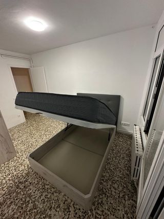 Canapé abatible madera y tela