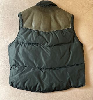 Chaleco Schott Pluma Piel Vintage USA