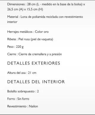 Bolso Longchamp Beige M