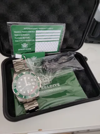 Reloj Steeldive Verde