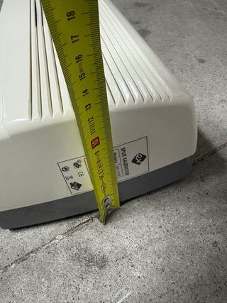 Calefactor eléctrico blanco