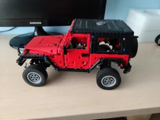 Maqueta Coche Rojo Tipo Lego