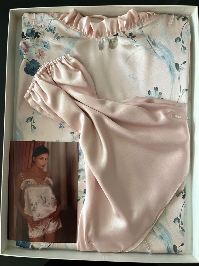 Lote lencería seda italiana excedente stock fábric