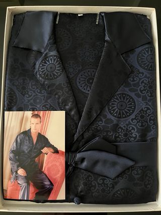 Lote lencería seda italiana excedente stock fábric