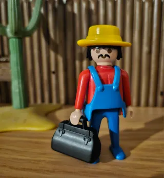 Playmobil ref. 4034 granjero tren oeste