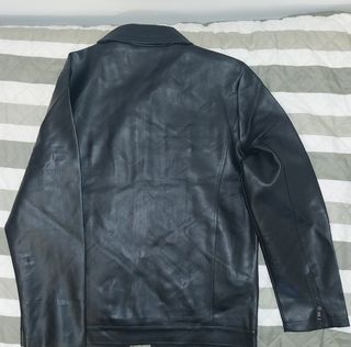 Chaqueta de piel sintética nueva hombre