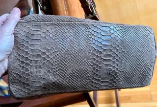 Bolso piel marrón claro como nuevo