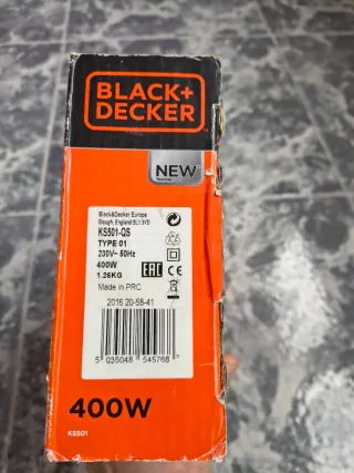 Sierra de calar Black+Decker naranja