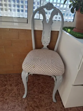 Silla de comedor tapizada PARA RESTAURAR