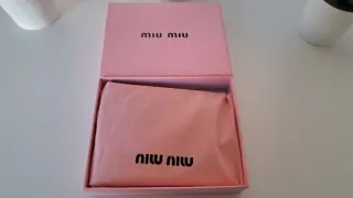 Tarjetero Miu Miu Rojo