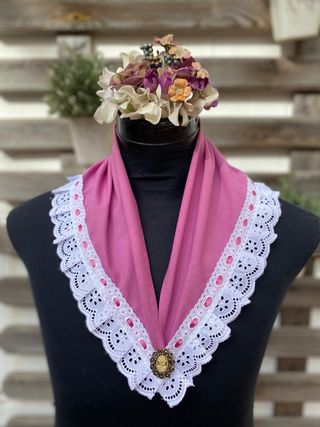 Pico Rociero Niña Rosa y Blanco