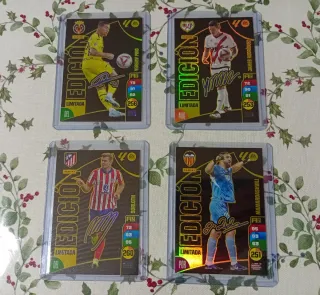 4 Cromos Adrenalyn Firmados 24-25