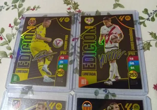 4 Cromos Adrenalyn Firmados 24-25