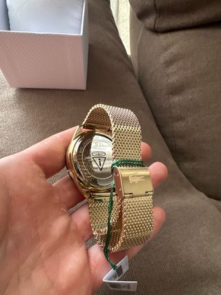 Reloj Lacoste Negro y Dorado