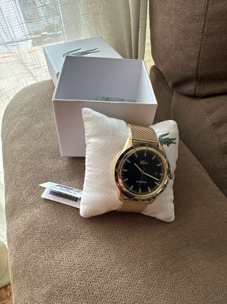 Reloj Lacoste Negro y Dorado