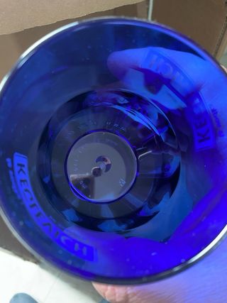 Set 2 Bicchieri Keglevich Blu Plastica Dura