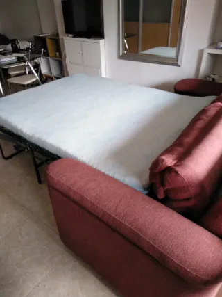 Sofá Cama Ikea Rojo