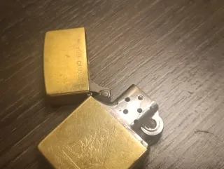 Accendino Zippo Eagle U.S.A. SOLID BRASS