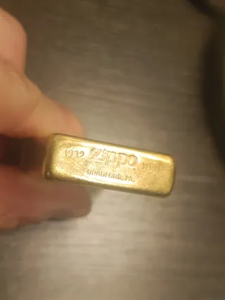 Accendino Zippo Eagle U.S.A. SOLID BRASS