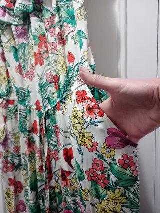 Mono largo estampado floral