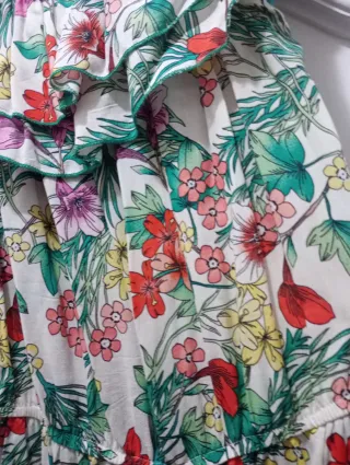 Mono largo estampado floral