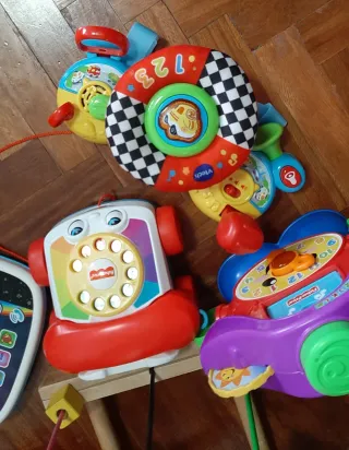 Lote Juguetes Bebé Fisher-Price, VTech y otros