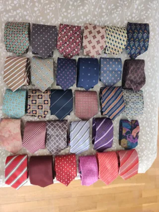 Lote 30 corbatas hombre