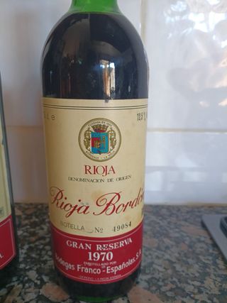 2 Bottiglie Rioja Bordón Gran Reserva 1970
