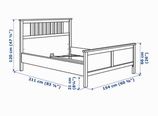 Estructura Cama Blanca 140x200