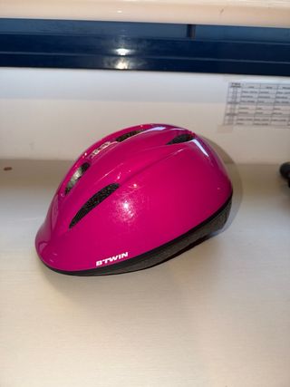 Casco bici infantil rosa