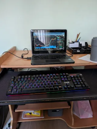 Teclado Mecánico Gaming RGB GAME Negro