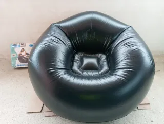 Sillón inflable Bestway negro