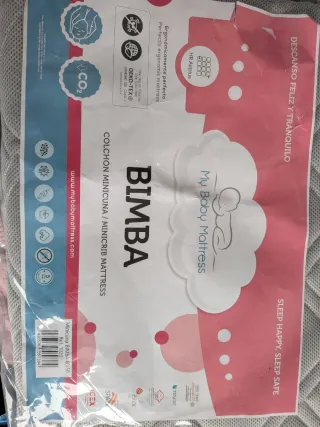 Minicuna colecho + colchón. Regalo juego y sabanas