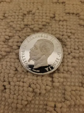 Medaglia Argento 10 Centesimi 1862