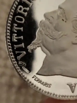 Medaglia Argento 10 Centesimi 1862