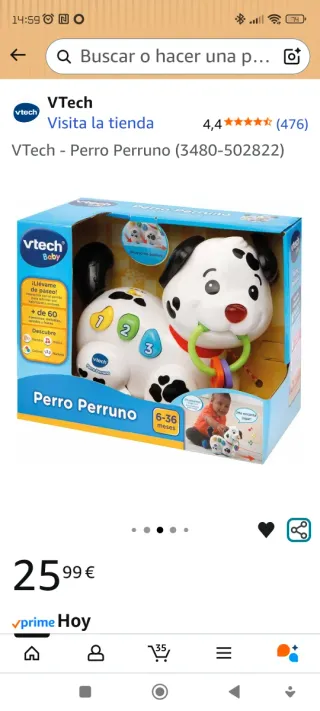 Perro Perruno VTECH Juguete Musical