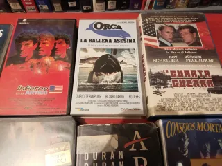 Lote 8 Películas VHS (Español)