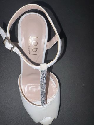 Zapatos de Novia Lodi Blancos Tacon