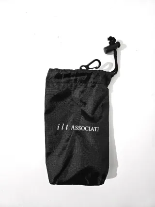 Zainetto leggero nero pieghevole con custodia