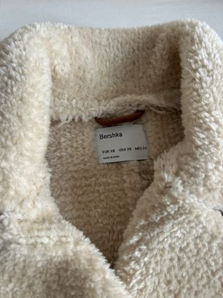 Cazadora Biker Doble Faz Bershka Talla XS