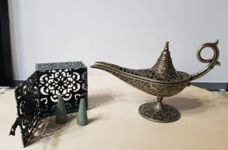 Lámpara y Caja Metálicas