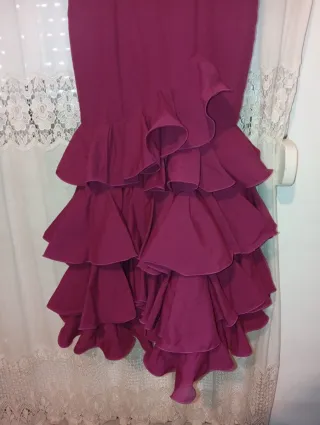 Traje Flamenca Buganvilla Volantes