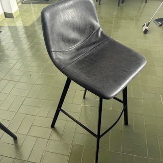 Taburetes Gris de piel sintética