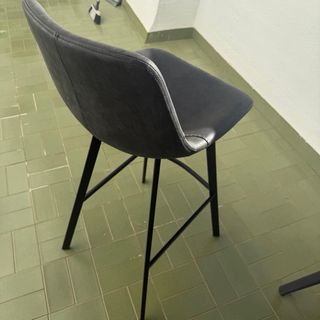 Taburetes Gris de piel sintética